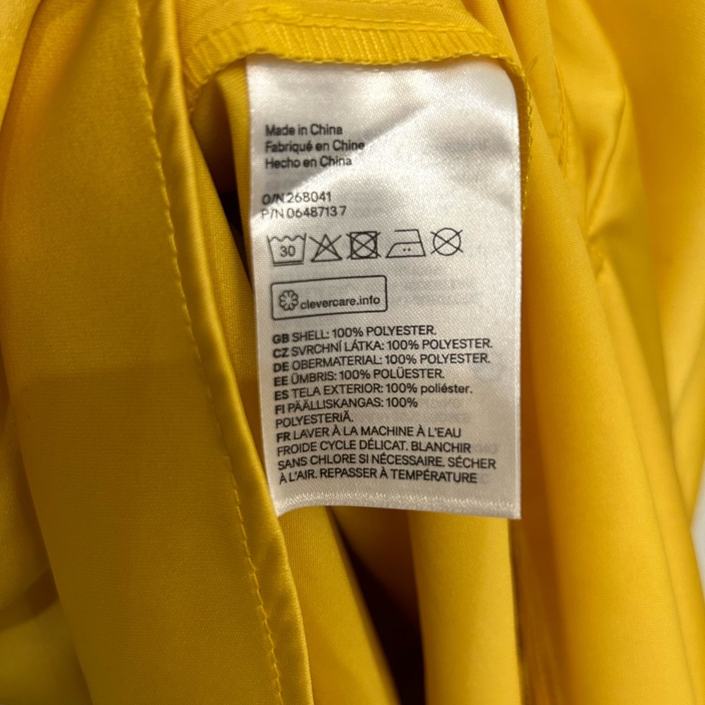 H&M Yellow Tie Strap Midi Dress - Picture 5 of 5